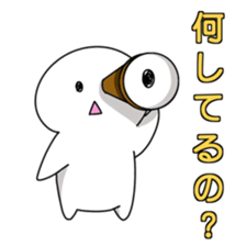 kawaii white sticker #9935473