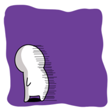 kawaii white sticker #9935474