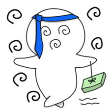 kawaii white sticker #9935477