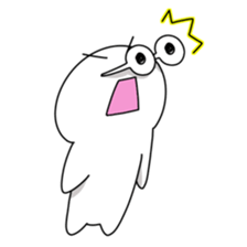 kawaii white sticker #9935500