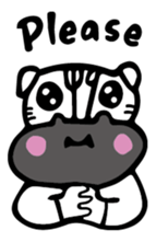 Circus Zebra sticker #9935555