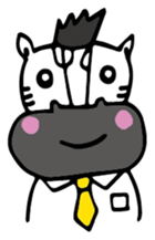 Circus Zebra sticker #9935590