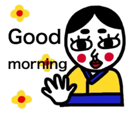 I speak in English okamechan sticker #9936072