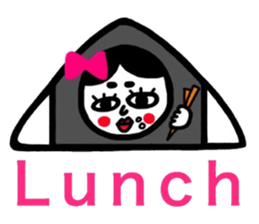 I speak in English okamechan sticker #9936075