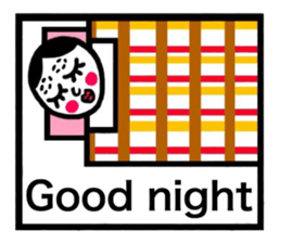 I speak in English okamechan sticker #9936087