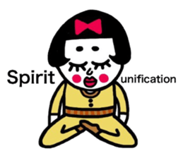 I speak in English okamechan sticker #9936105