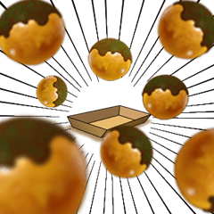 TAKOYAKI moving comparatively
