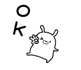 kyawatan rabbit sticker #9936615