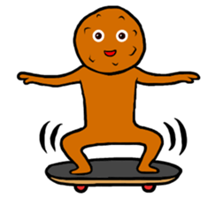 Rice cracker Man sticker #9936793