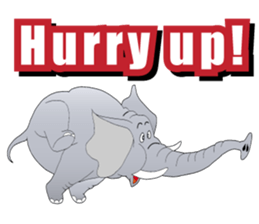 Good friends! Elephant & Hippopotamus sticker #9936906