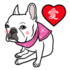 French bulldog  Chinese  Sticker sticker #9936968