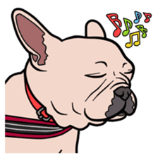 French bulldog  Chinese  Sticker sticker #9936971
