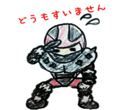 Third generation japanese hero sticker #9937193
