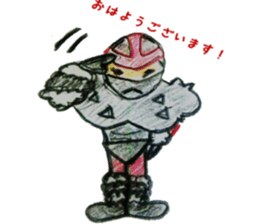 Third generation japanese hero sticker #9937221