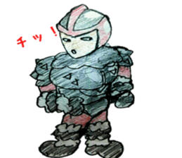 Third generation japanese hero sticker #9937223