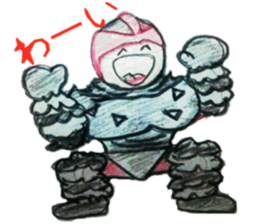 Third generation japanese hero sticker #9937229