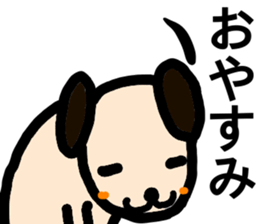 heartwarming illustrations of dog sticker #9937275