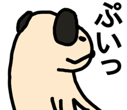 heartwarming illustrations of dog sticker #9937295