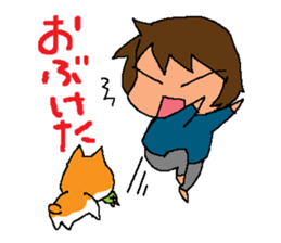 Aunt and cats ~sometimes Awa valve~ sticker #9937337