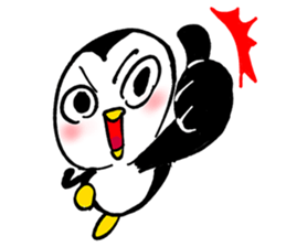 Rich daddy's penguin sticker #9937632