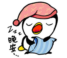 Rich daddy's penguin sticker #9937646
