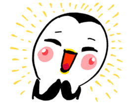 Rich daddy's penguin sticker #9937662