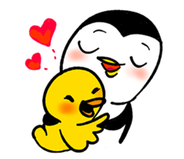 Rich daddy's penguin sticker #9937663