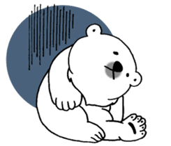Polar bear baby. sticker #9937735