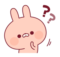 Relaxed rabbit & penguin sticker #9938172