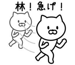 Cat to HAYASHI sticker #9938385