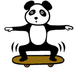 I am Panda Man sticker #9939473