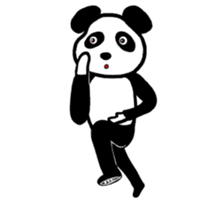 I am Panda Man sticker #9939486