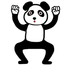 I am Panda Man sticker #9939492