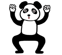 I am Panda Man sticker #9939492