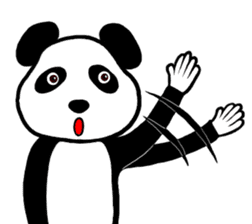 I am Panda Man sticker #9939495
