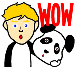 I am Panda Man sticker #9939504