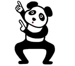 I am Panda Man sticker #9939505