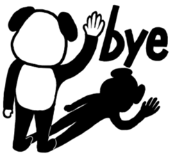 I am Panda Man sticker #9939509