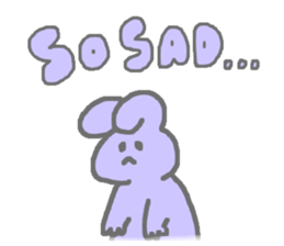 cute rabbit useful sticker sticker #9939676