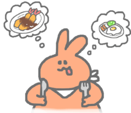 cute rabbit useful sticker sticker #9939679
