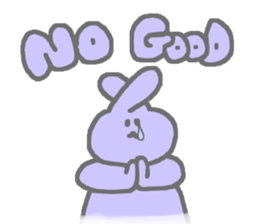 cute rabbit useful sticker sticker #9939681