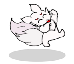 Own pace fox sticker #9939992