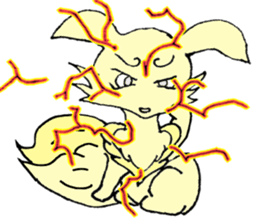 Own pace fox sticker #9939996