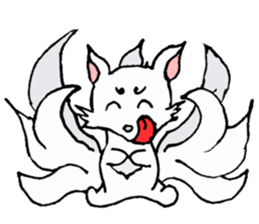 Own pace fox sticker #9940019