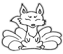 Own pace fox sticker #9940020
