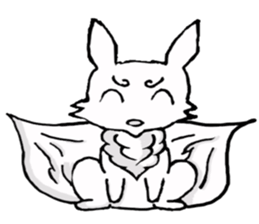 Own pace fox sticker #9940026