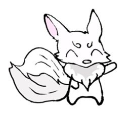 Own pace fox sticker #9940027