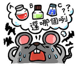 Daylife of a fountain pen mouse sticker #9940091