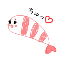 Shrimp weather sticker #9940156