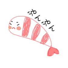 Shrimp weather sticker #9940163